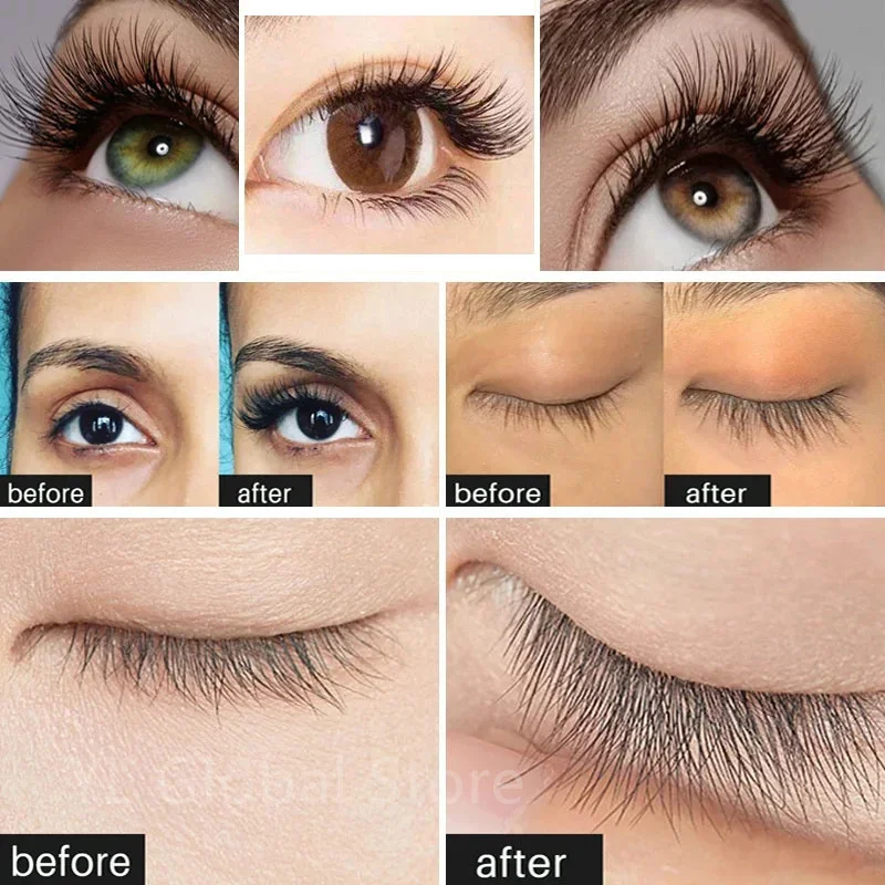 Soro de crescimento rápido dos cílios Natural Eyelashes Enhancer, mais grosso, Sobrancelhas Lift, Eye Care, Fuller Lashes Products, 7 dias