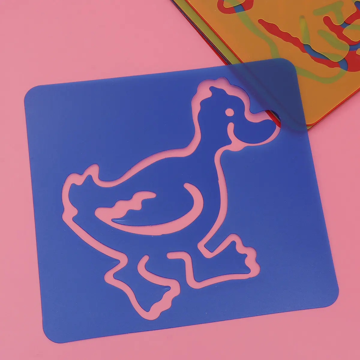 12Pcs Cartoon Drawing Templates for Kids Hollow Stencil Set Preschool Art Craft Kit Creative Learning Tool to Enhance