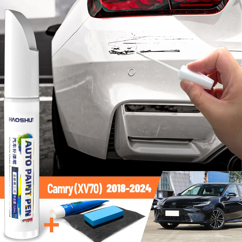 Car Paint Pen Paint Care Scratch Repair Wax Painting Scratch Remover For Toyota Camry XV70 2018-2024 2019 2020 2021 2022 2023