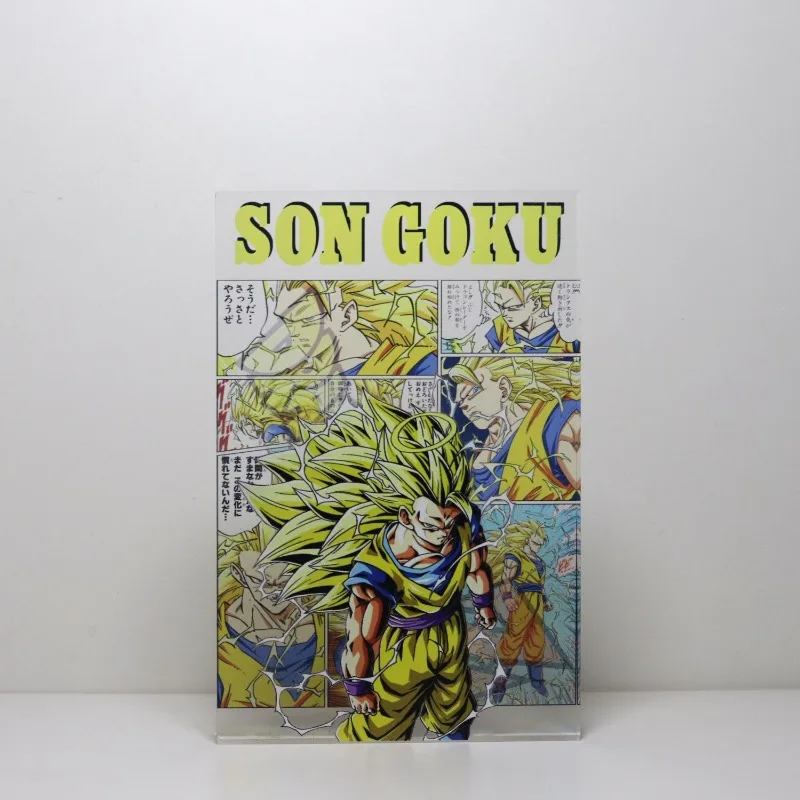 جديد لعبة دراغون بول جوكو كاكاروت سون جوهان شخصية نموذج لجسم الاكريليك كريستال بلاط منضدية حلية جمع هدية لعبة
