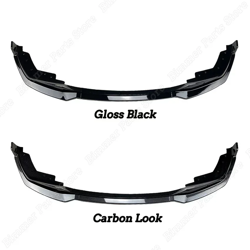 3pcs MP Front Bumper Lip Splitter Spoiler Diffuser Guard Body Kit For BMW G20 G21 M Pack 320i 330i M340i xDrive 2019-2022 Gloss