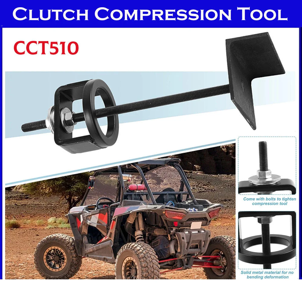 ATV UTV Heavy Duty Clutch Compression Tool CCT510 for Polaris Kawasaki Kymco Yamaha Primary Secondary Clutch Spring Removal Tool