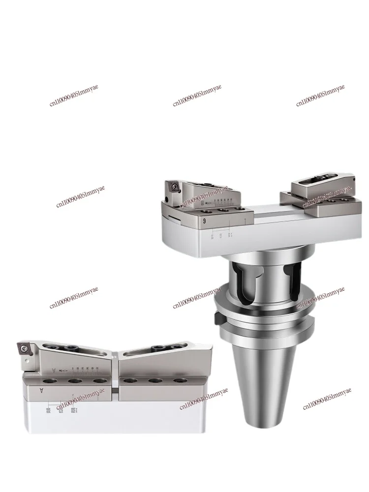 Adjustable bridge type large aperture large diameter double edge rough boring cutter