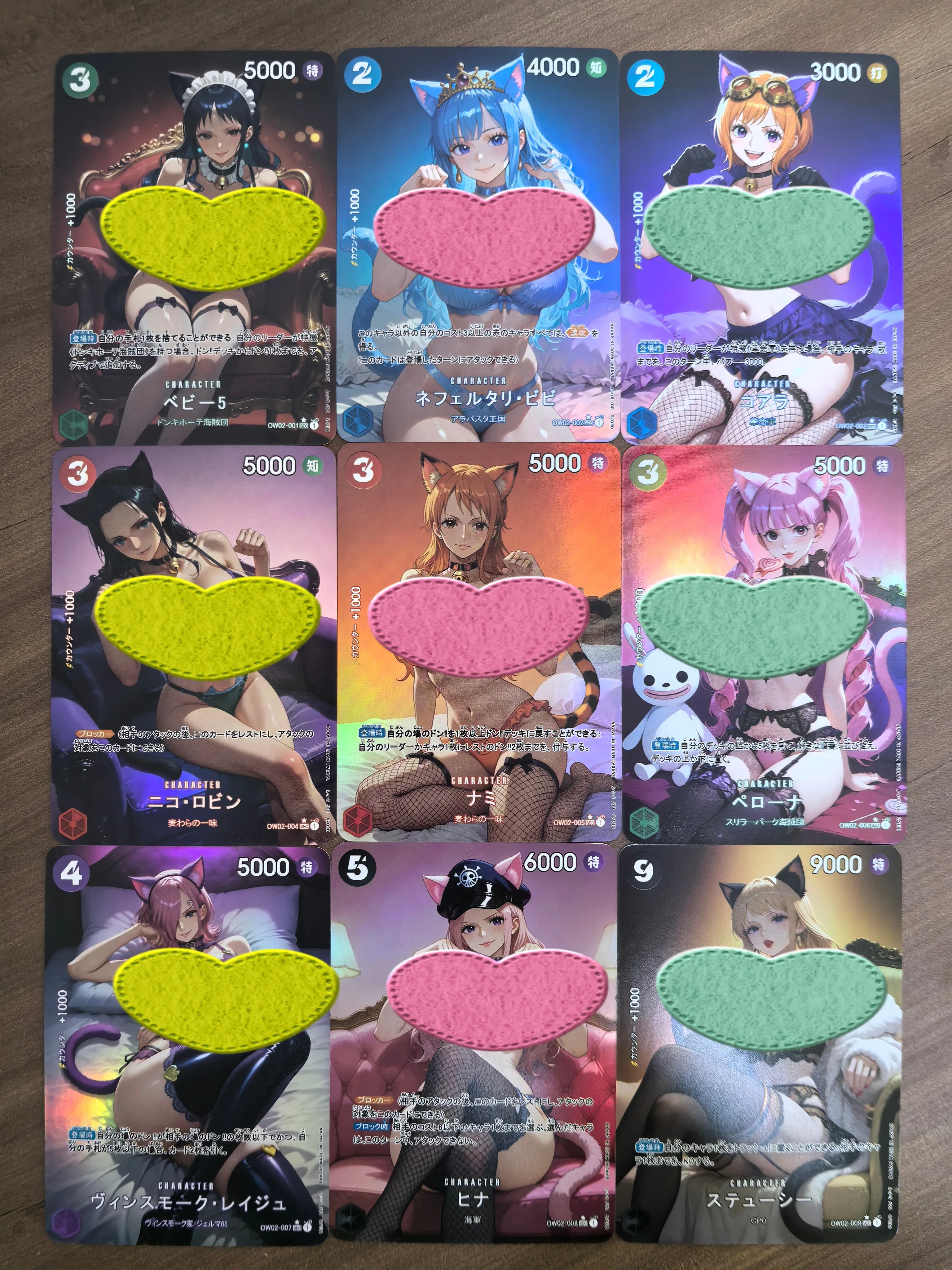 DIY One Piece Card Set 9pcs Nami Boa Hancock Robin Uta Yamato Basketball Jersey Custom Fanart Holo Trading Cards Gift