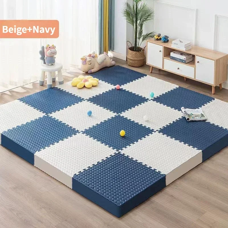 NONE 30*30cm Verdicken Sport Gym Matte Schutz EVA Blatt Korn Fußmatten Yoga Fitness Nicht-Slip Spleißen Teppiche schock Zimmer 3