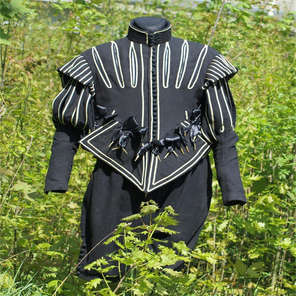 

17 Century Tudor Men Elizabethan Costume Historical Renaissance Royal Noble Prince Tudor King Uniform