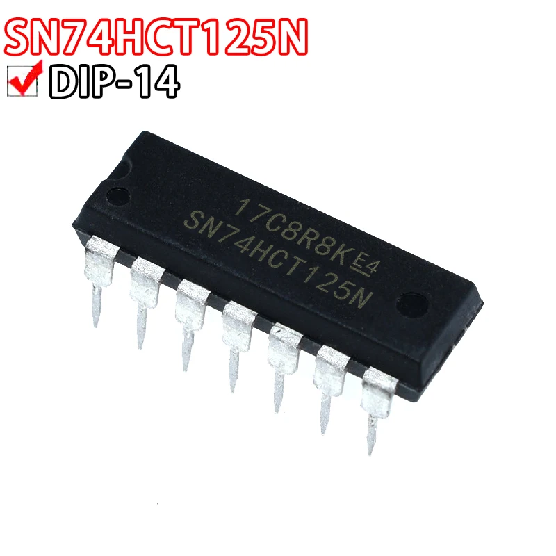 10PCS SN74HCT125N SN74HCT00N SN74HCT02AN SN74HCT02N SN74HCT04AN SN74HCT164N SN74HCT74N DIP-14 74HCT125 74HCT00 74HCT02 74HCT04