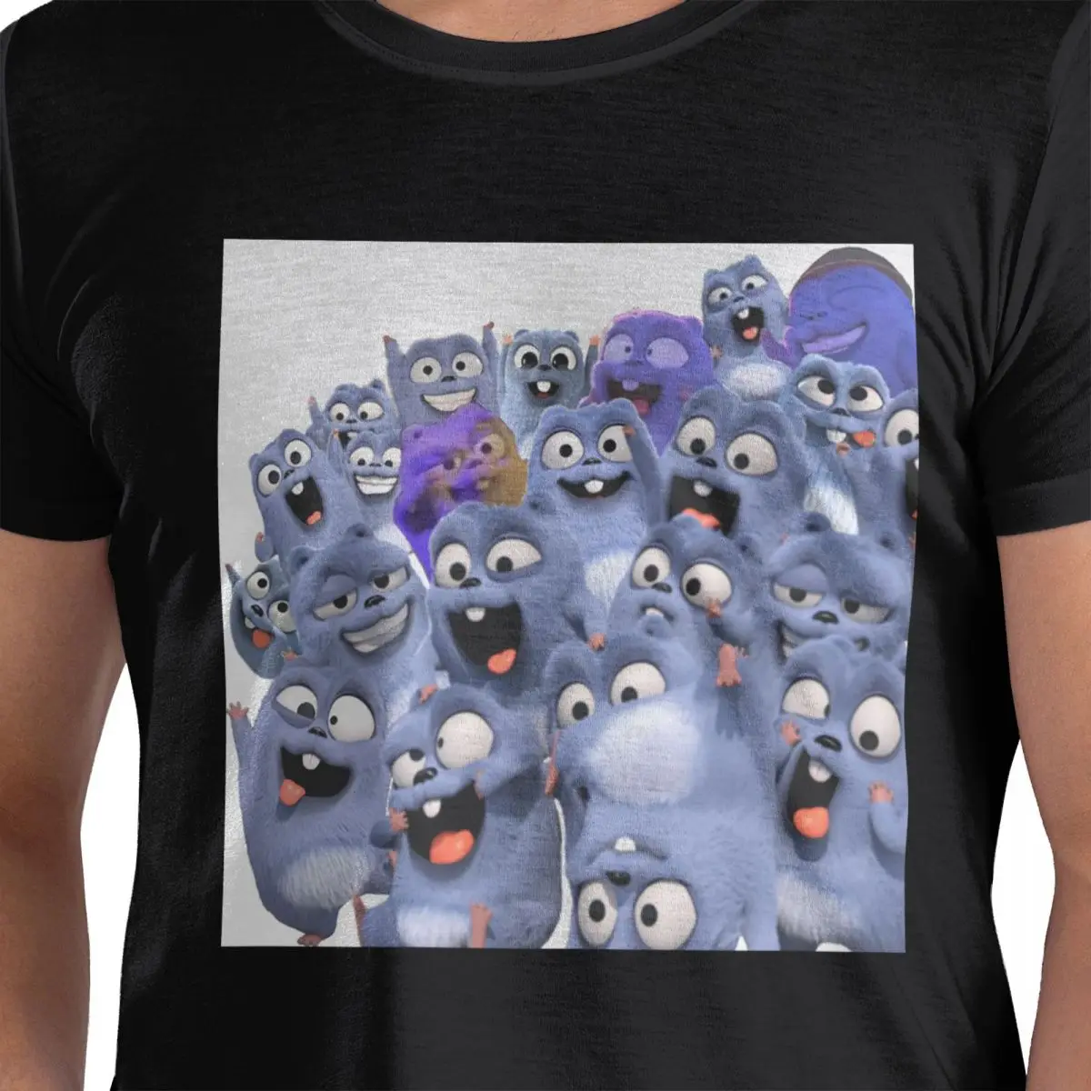 

Футболка из 100% хлопка с анимацией «Гриззи и Леминги», мужские модные футболки с круглым вырезом и коротким рукавом, S-6XL