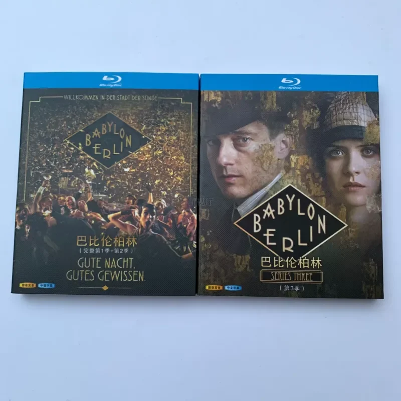 BD Blu-ray DVD, Serie de Drama Estadounidense Babylon Berlin, Temporadas 1 a 4, Colección Completa Sin Cortes, Edición de Coleccionista, Caja de 10 Discos