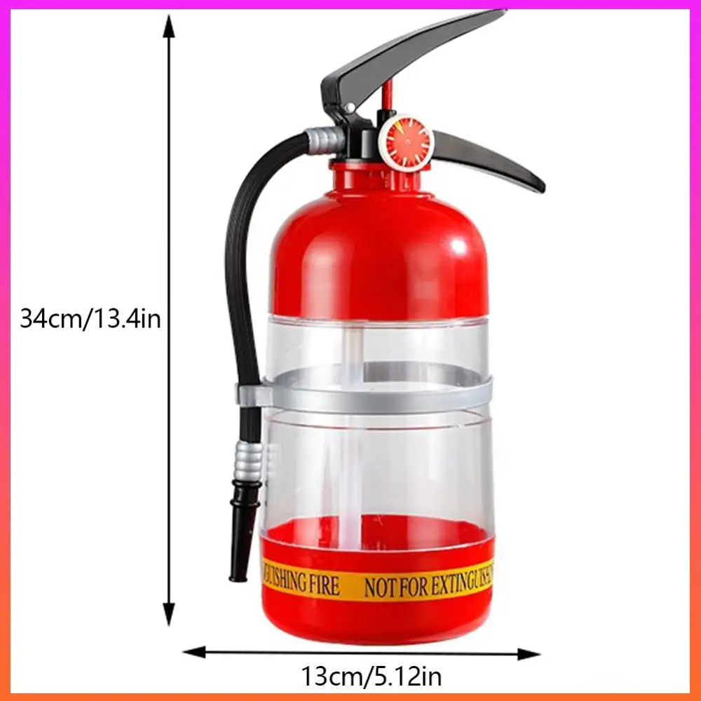 

1.5L Beverage Dispenser Creative Fire Extinguisher Shape Beer Pourer Large Capacity Acrylic for Wine Spirits Beer Liquor Drinks