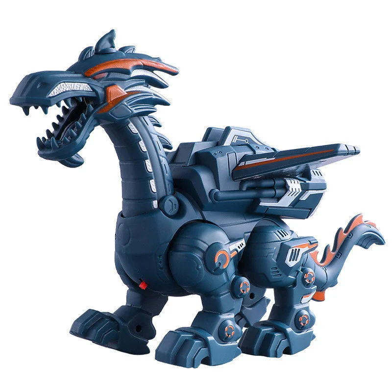 New Electric Spray Mechanical Dinosaur Toy Dinosaur Model Multifunctional Sound And Light Dinosaur Toys For Children's Boy Gift