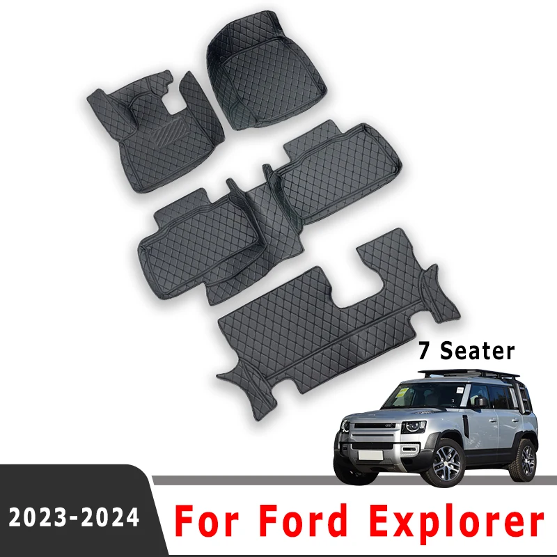 

Автомобильные коврики для Ford Explorer 2024 2023 (7 мест) автомобильные аксессуары, чехлы на заказ, детали интерьера, товары для ног