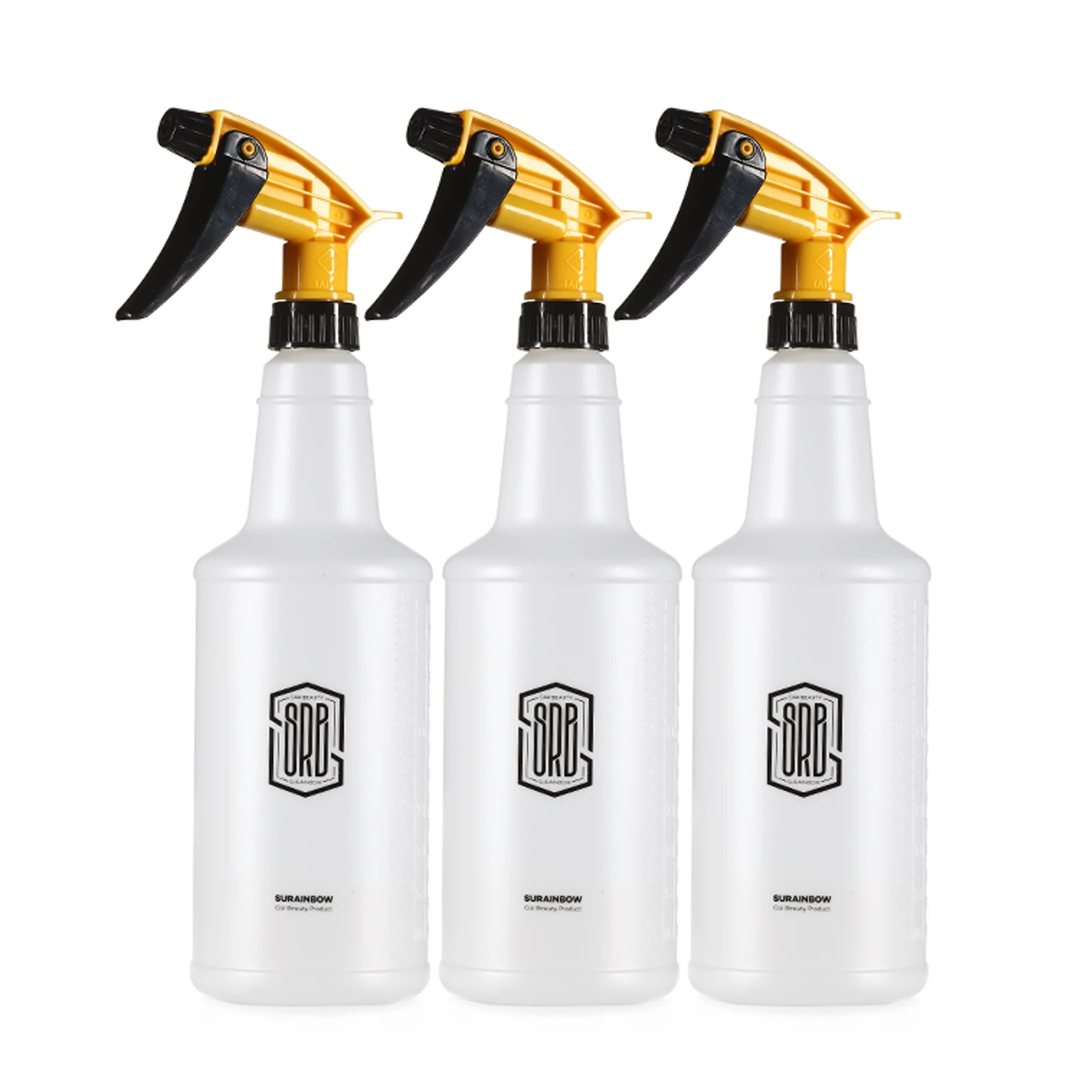 Auto Ultrafijne watermist Cilindrische spuitfles HDPE Chemisch bestendige spray Auto Wash Gieter, Heavy Duty spuitfles