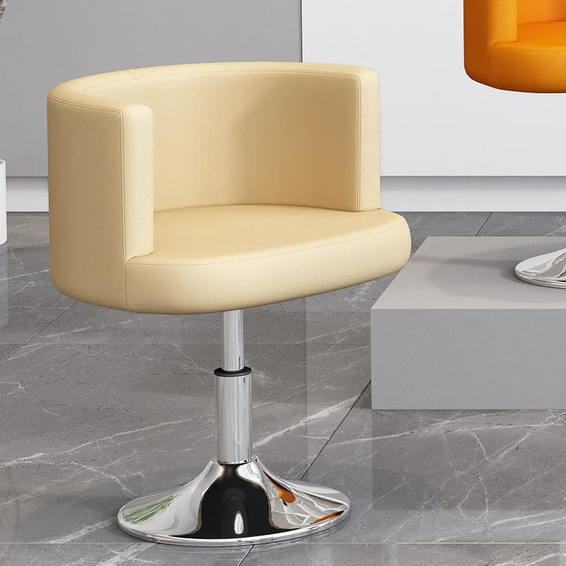 

Nordic comfortable barber chair creative aesthetic small portable hairdresser chair swivel lifting 회전의자 beauty salon furniture