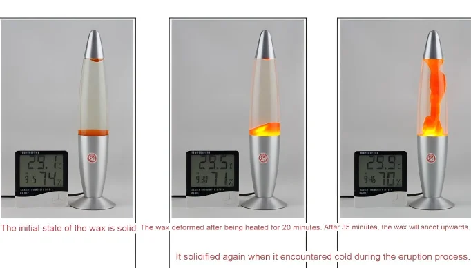 Creative 25W Volcano Lava Lamp Multicolor LED Jellyfish Night Light for Home Living Room Bedroom EU Plug Decorative Table Lamp