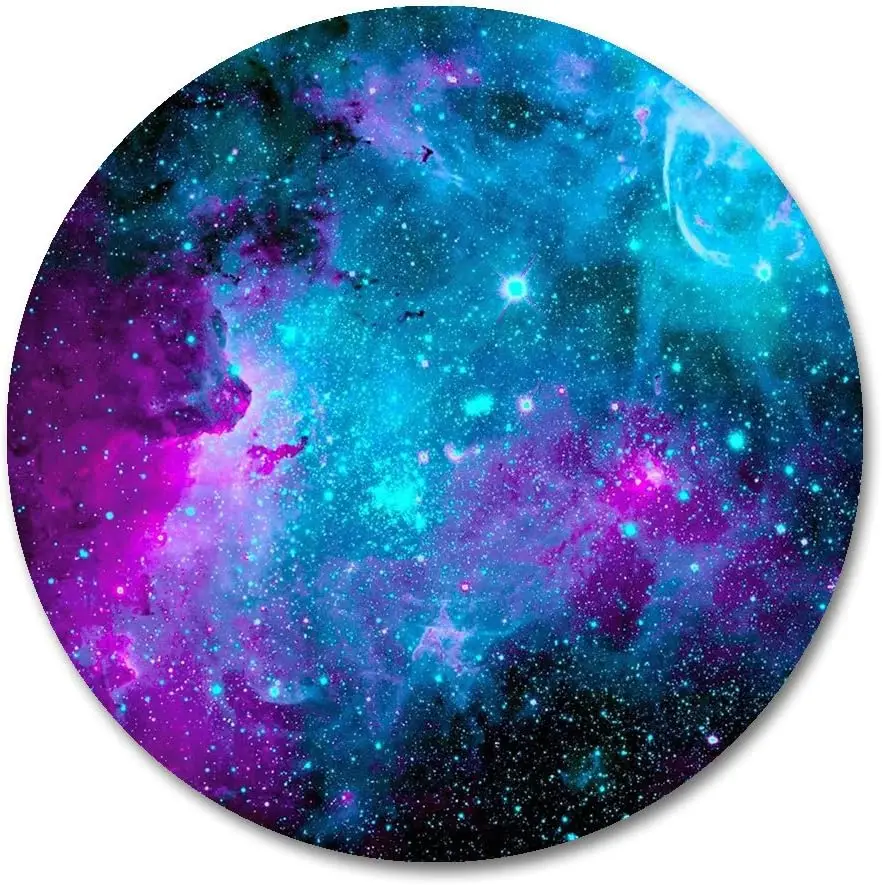 Mouse pad custom Mouse pad artisan Earth Grey Moon Round 7 8 inch mouse pad