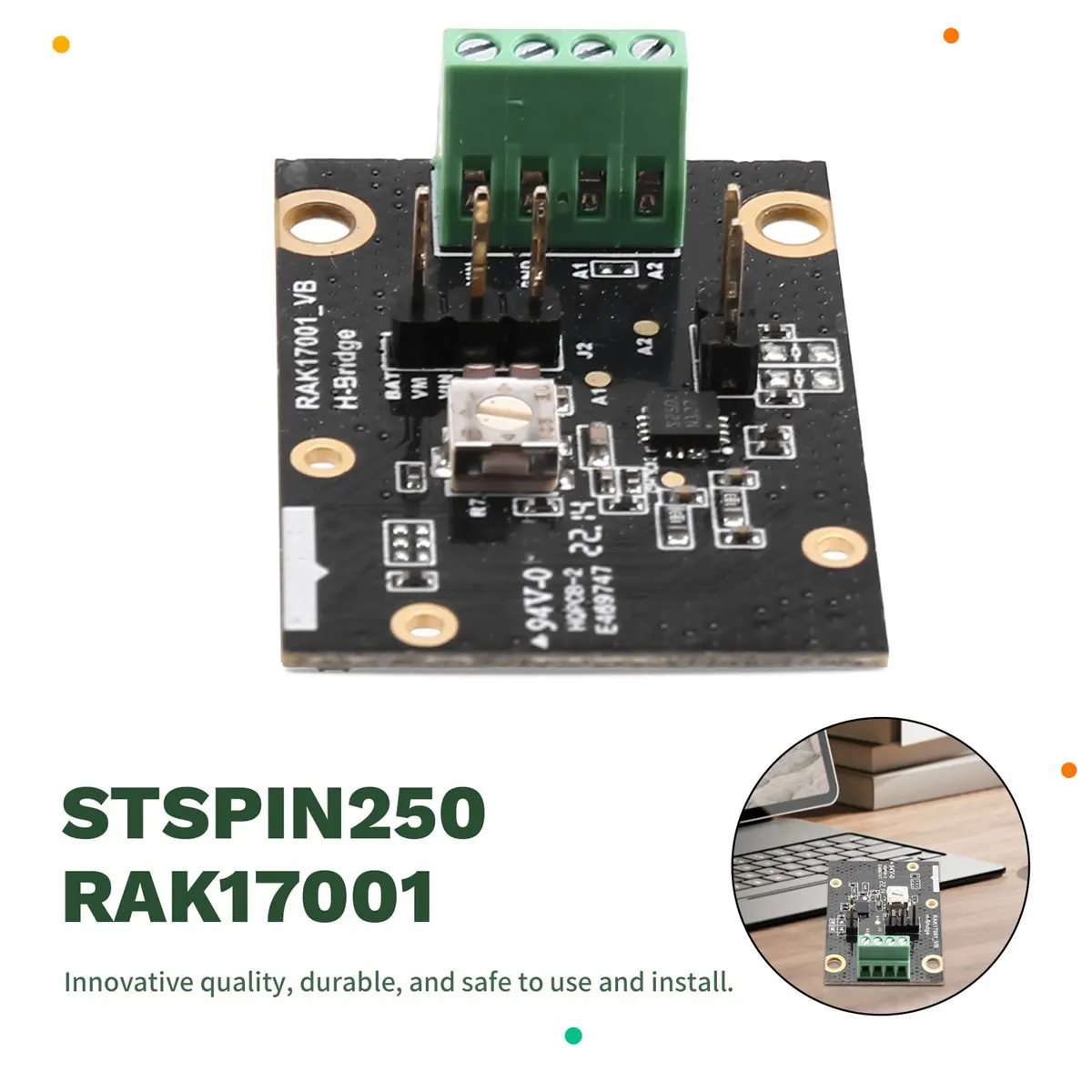 Y768A*☀▃H-Bridge Motor Driver for Microelectronics STSPIN250 RAK17001