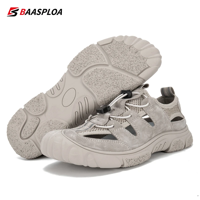 

2023 Baasploa Men Upstream Shoes Summer Outdoor Shoes Breathable Aqua Shoes for Men Non-Slip Quick Drying Sandals Free Shipping