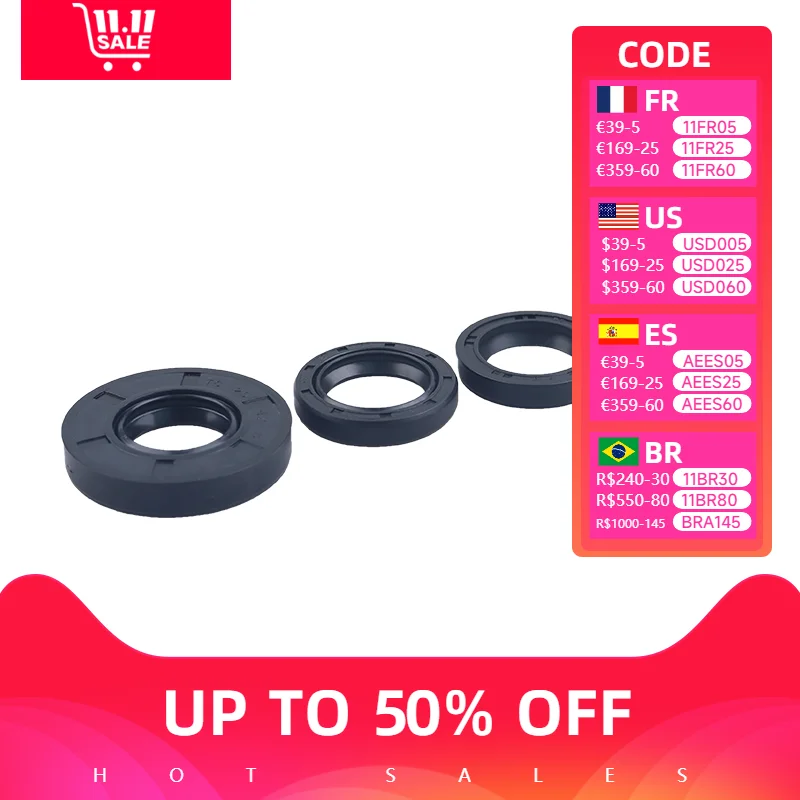 

JSRAOMG Motorcycle Complete Engine Oil Seal Kit Vertex Sealing Gaskets For F-act50 Matrix50 Vento ZIP50 Triton 2-stroke Engine