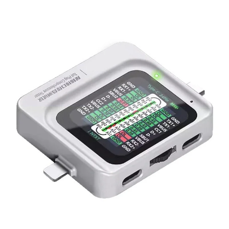 【NOWY A09R!】 TNS360 Kompleksowy detektor złącza ładowania telefonu komórkowego 30V~5A Automatyczne skanowanie i wykrywanie 3-w-1 dla IOS TEYE-C