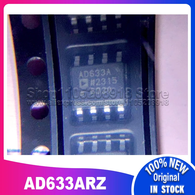 5 ~ 50 PZ/LOTTO AD633A AD633ARZ AD633AR AD633 SOP8 100% Nuovo magazzino Spot