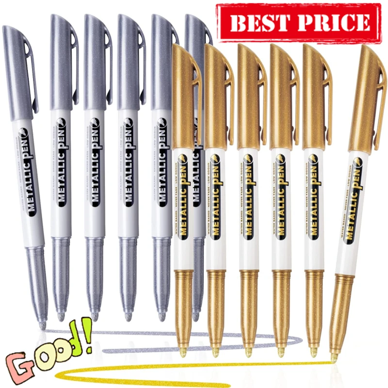 

New DIY Metal Waterproof Permanent Paint Marker Pensb Craftwork Resin Mold Pen Art Painting Supplies For Easter Decoration Tools