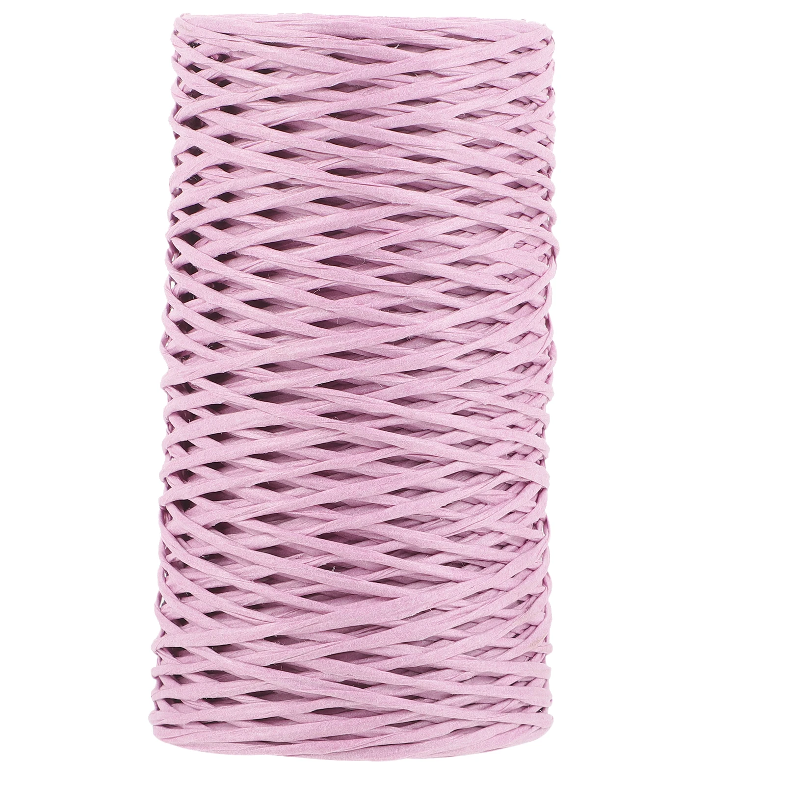 

1pcs Paper Rope 50Mx1mm G9 Light Purple Iron Wire Craft Diy Weaving Basket Gift Wrapping Projects Wear Resistant Material