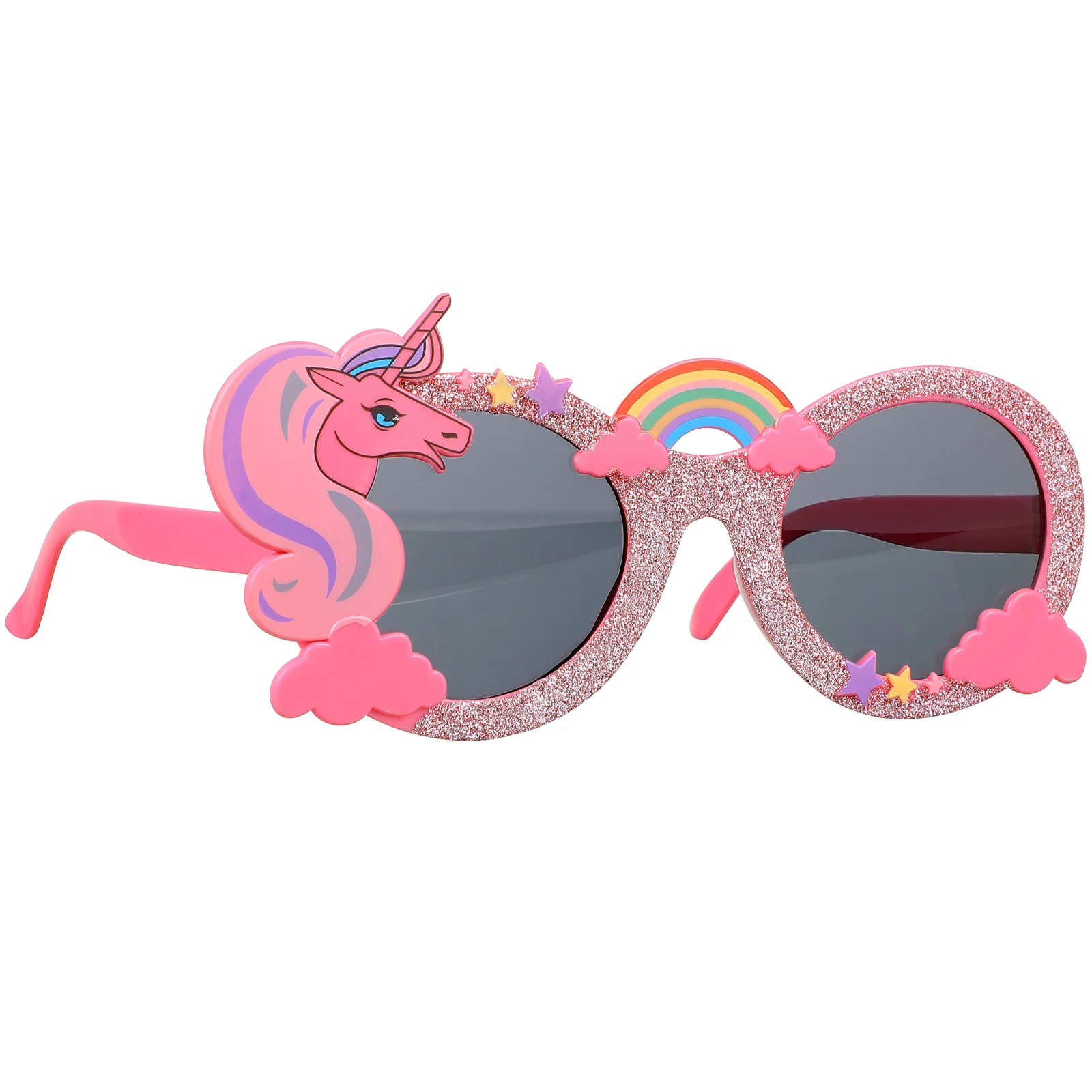

Unicorn Glasses Plastic Frame Costume Decoration Dress Up Accessory Celebration Dress Up Accessory Prop