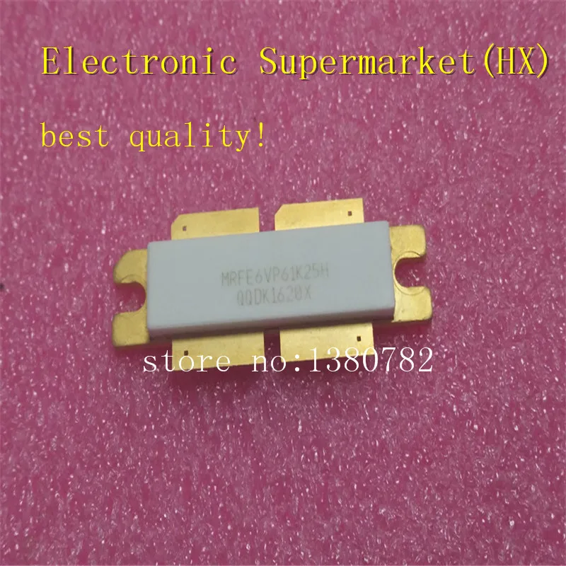 

Free Shipping 1pcs/lots MRFE6VP61K25H RF POWER LDMOS TRANSISTORS 1.8-600MHz 1250W CW 50V WIDEBAND 1.8MHz to 600MHz In stock!