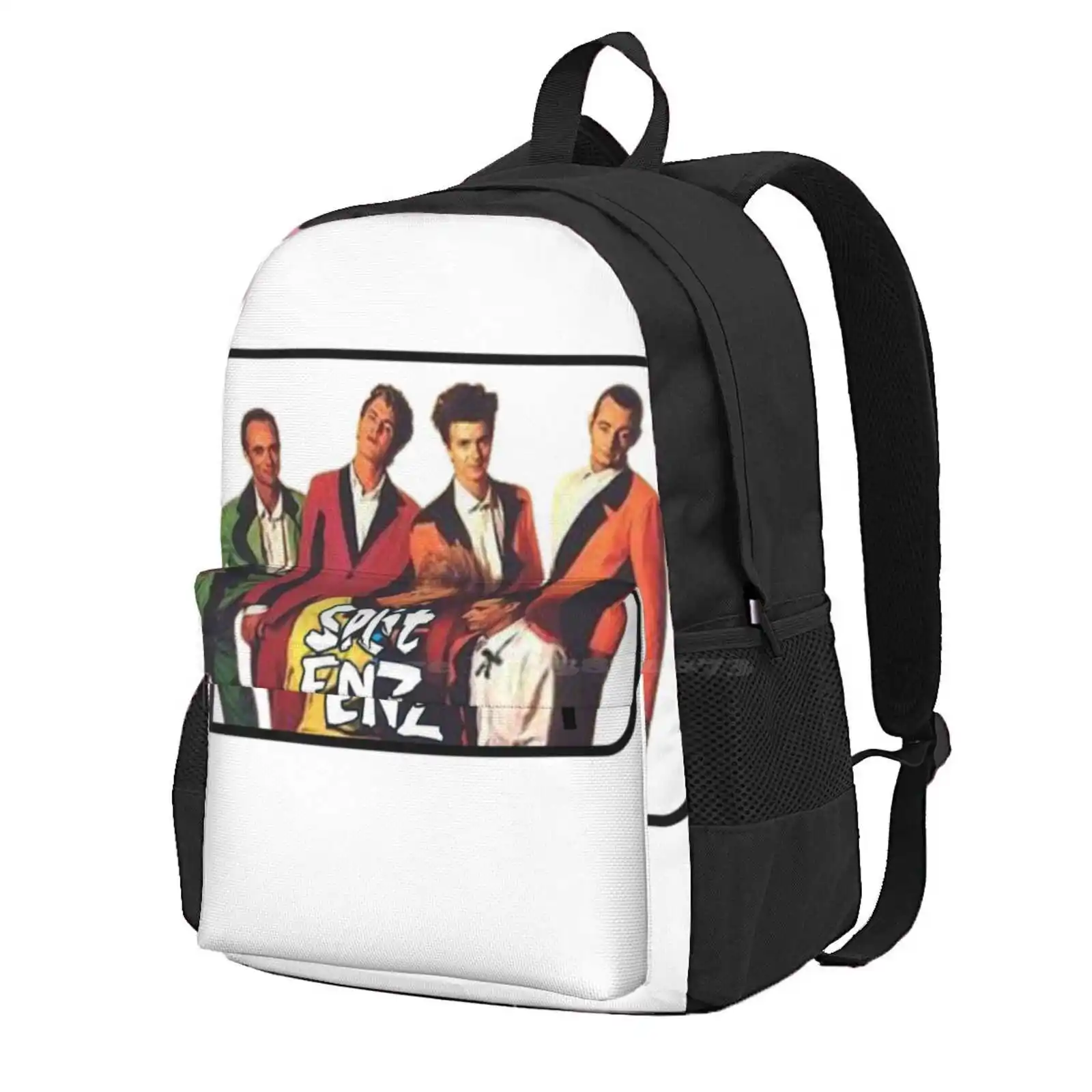 Split Enz Hot Sale Schoolbag Backpack Fashion Bags New Wave Split Enz Neil Finn Crowded House New Zealand Tim Finn