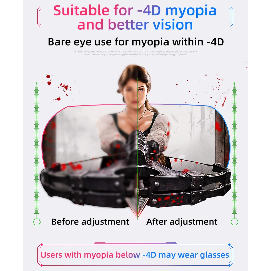 نظارات الواقع الافتراضي ثلاثية الأبعاد سماعة الواقع الافتراضي خوذة لعدسات الهاتف نظارات الأجهزة Viar الهواتف الذكية تحكم خلية لعبة المشاهد