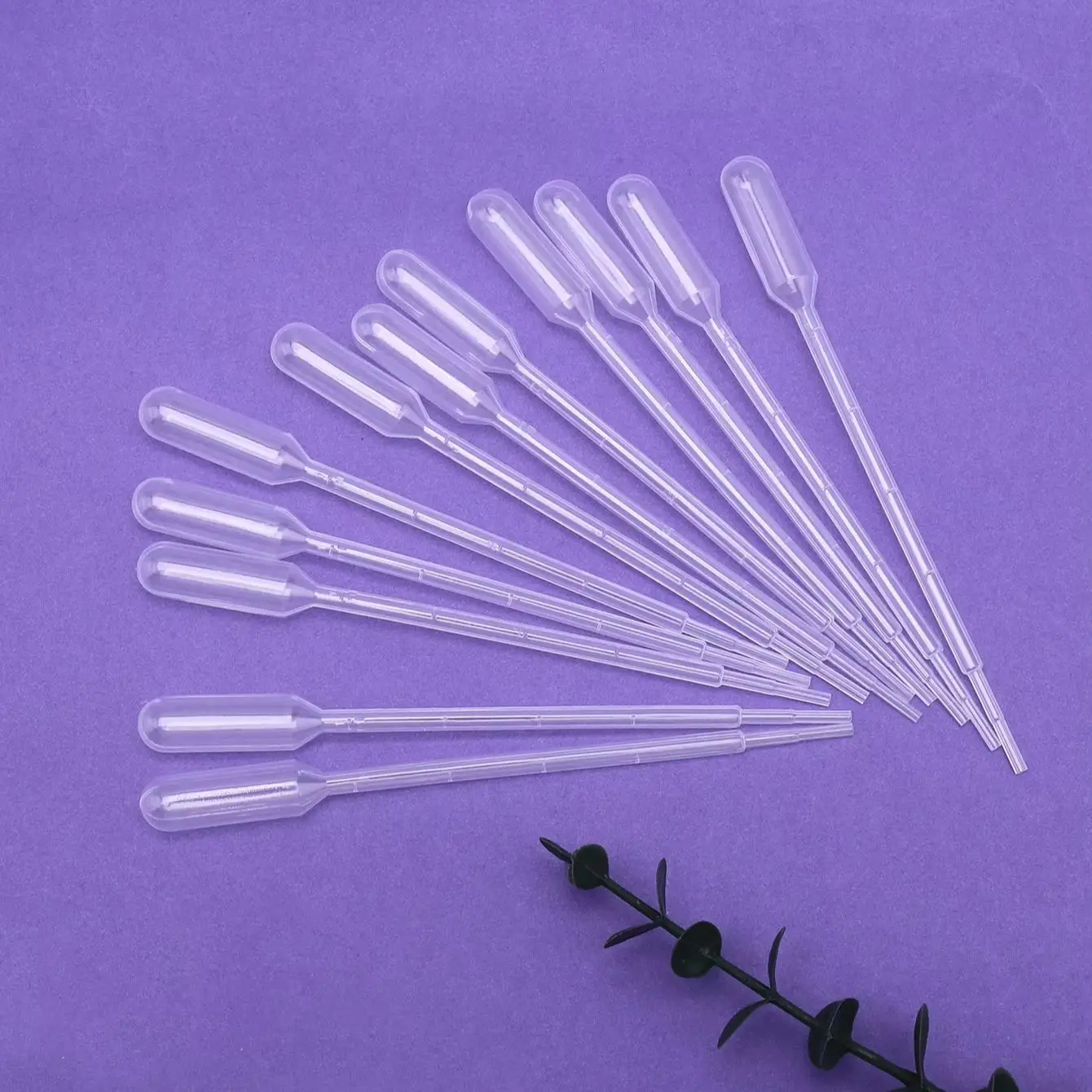 100Pcs/Lot Laboratory Pipette 1ml 2ml 5ml Plastic Disposable Graduated Container Liquid Dropper Equipment Straw Makeup Tools