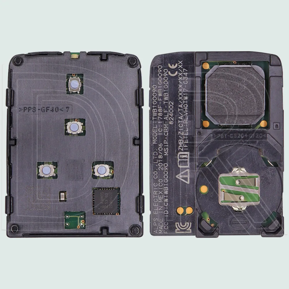 DR الأصلي CWTWB1G0090 4A رقاقة 433MHz 95% جديد القرب سيارة مفتاح بعيد TWB1G0090 لهوندا أكورد 2018 2019 2020