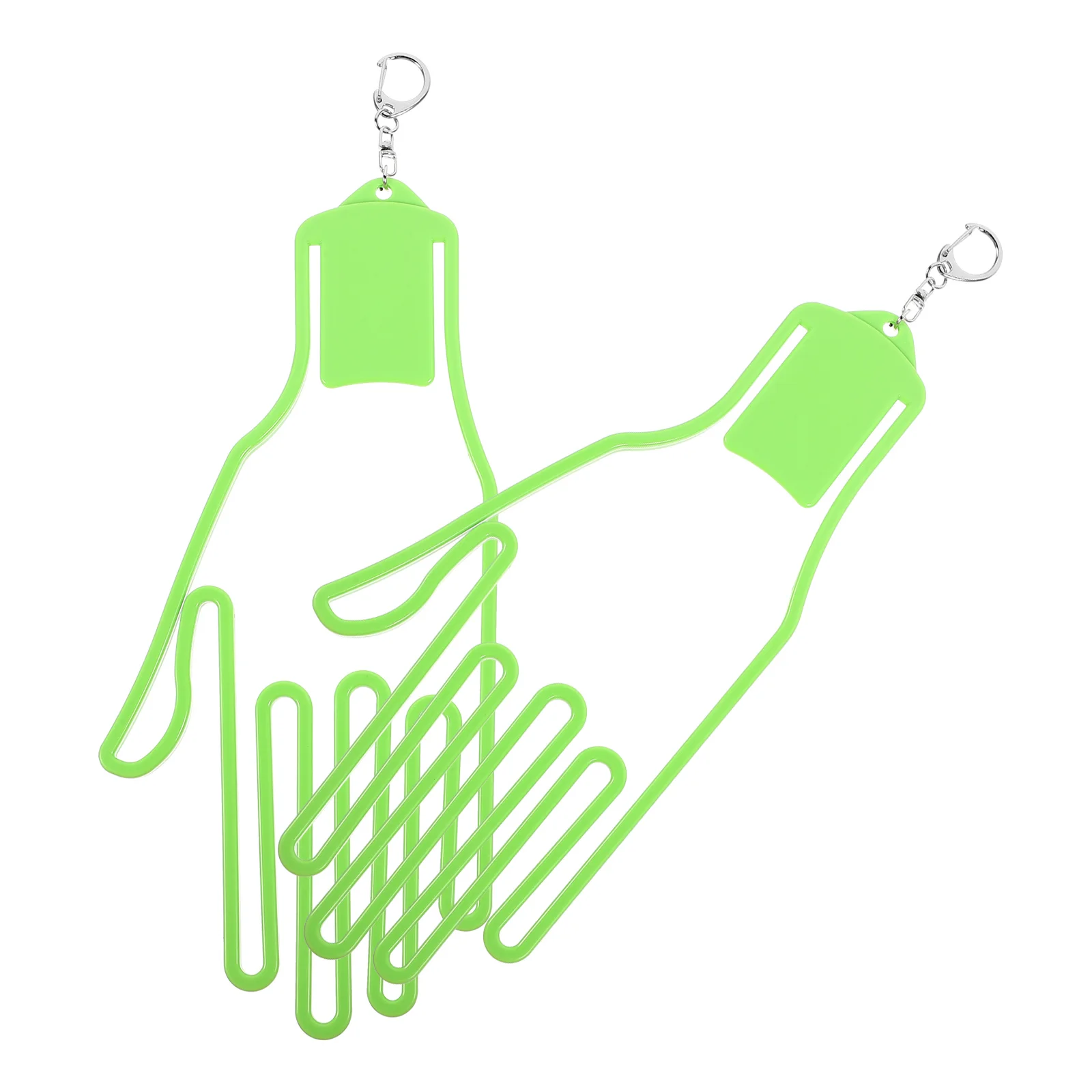 

2 Pcs Golf Glove Holder Convenient Racks Accessories Keeper Hanger Gloves Abs Displaying