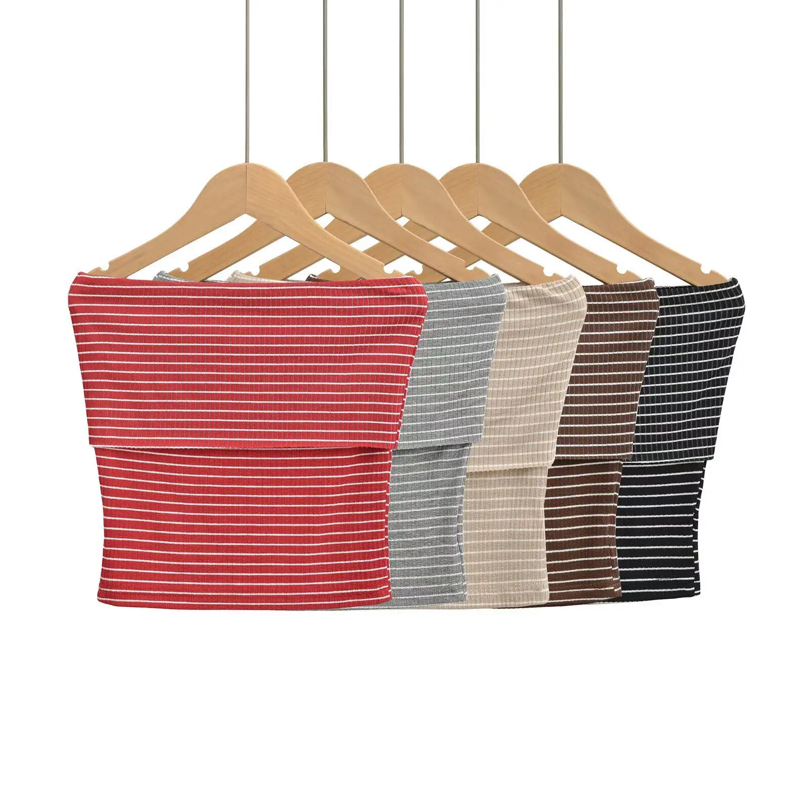 Women's Red Bandeau Top Off Shoulder Camisole Vintage Elegant Cami Top Punk Y2K Gyaru Sleeveless Tank Top for Women Summer 2026