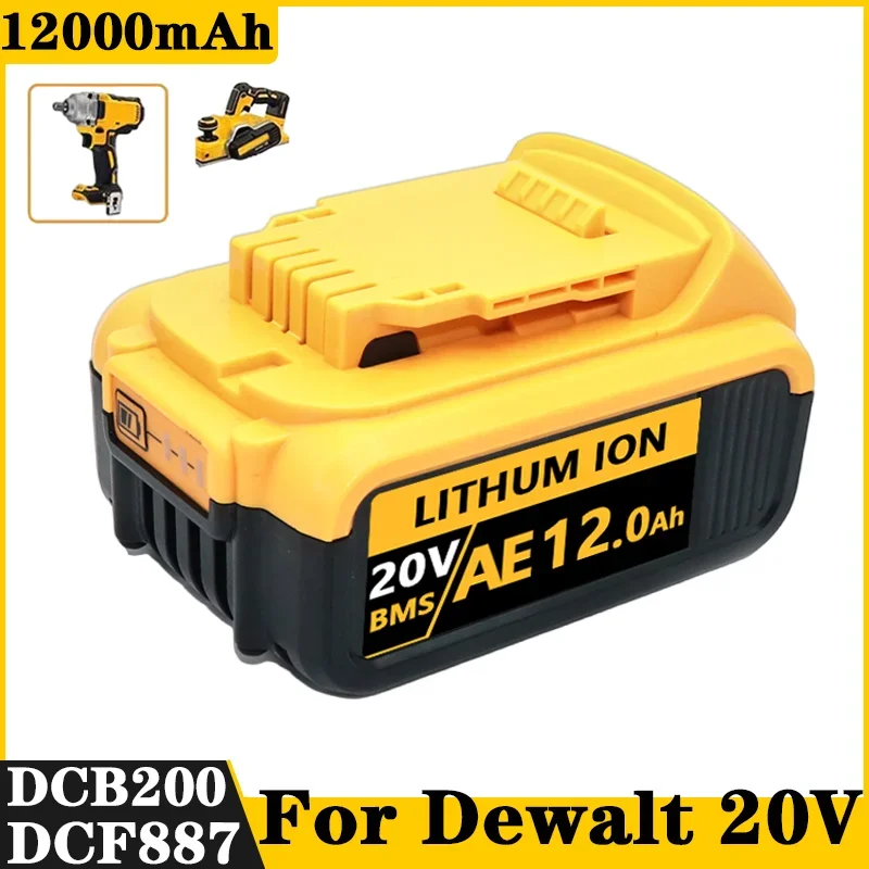 

Новый 20 в для Dewalt DCB200 Сменный аккумулятор для dewei DCB182 DCB184 DCB201 DCB206 литий-ионный аккумулятор для электроинструмента