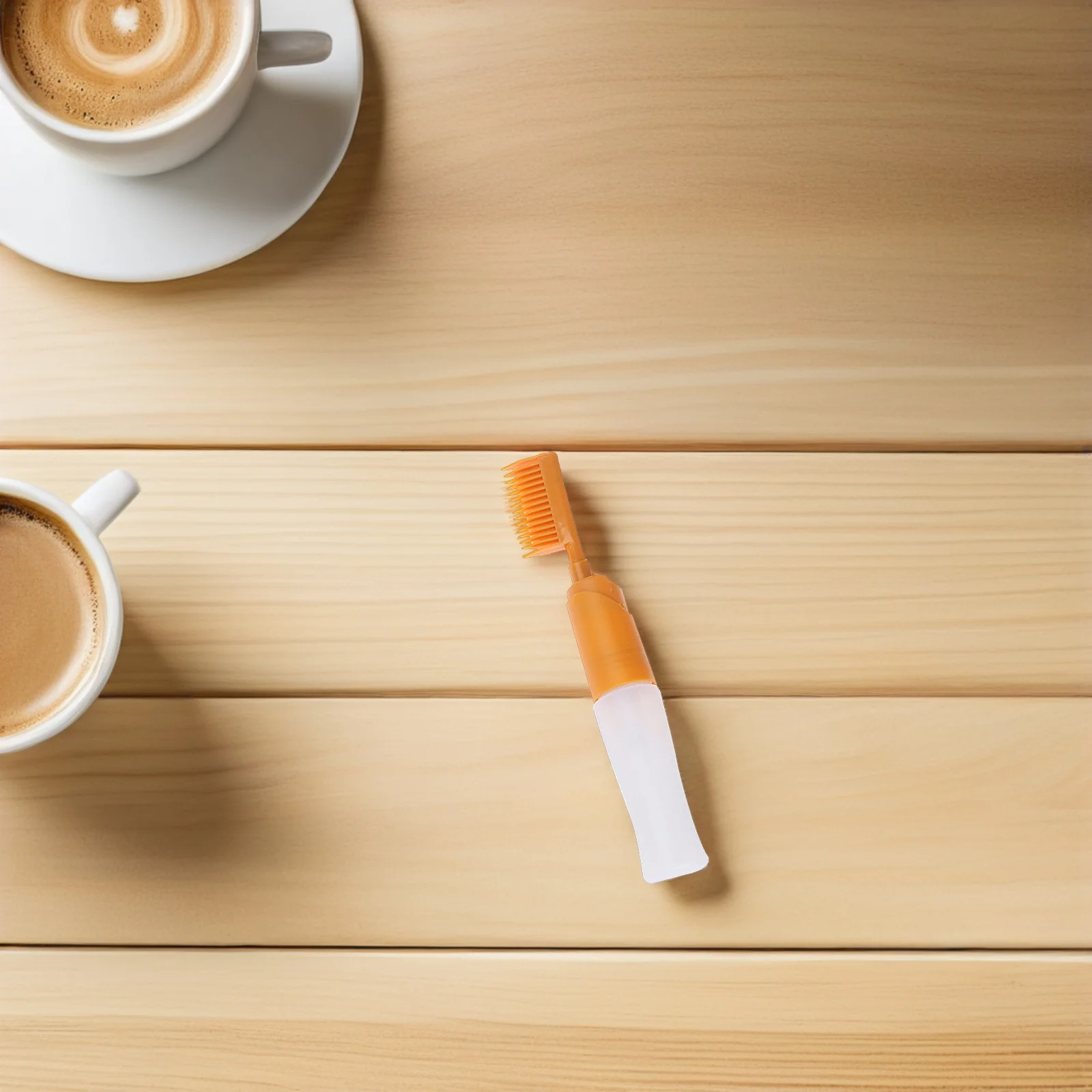 

8pcs Hair Dye Applicator Bottle Set Reusable For Hair Coloring Oil Perm Solution Dispenser Orange Root Comb Tool Salon Home Use