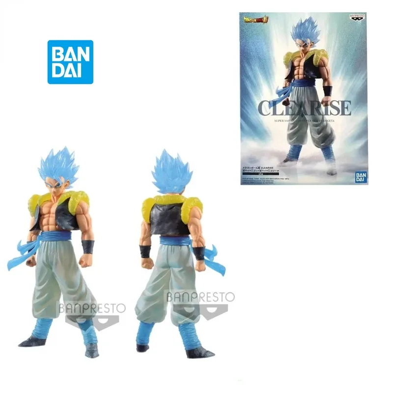 In Stock Bandai Banpresto Anime Dragon Ball Z CLEARISE Gogeta Super Saiyan God  Anime Figure Model Toys Collection Hoilday Gift