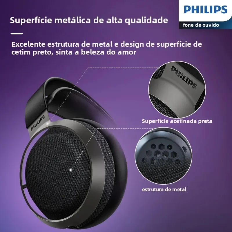 Philips Fidelio X3 Wired HiFi Headphones 3.5mm Black