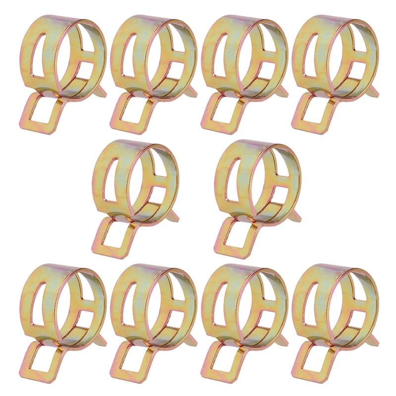 10Pcs 4mm-25mm für wählen Kraftstoff Frühling Clip Vakuum Silikon Schlauch Klemme Autos Autos frühling Clip Heizöl Wasser Schlauch Rohr Klemme