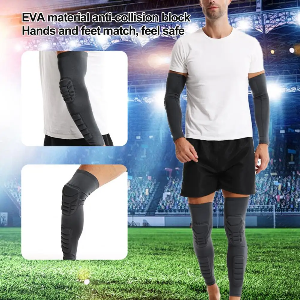 

Sports Knee Pads Sports Shin Guards High Elastic Sports Knee Pad Shin Guard Impact Resistant Sleeve for Football for Athletes