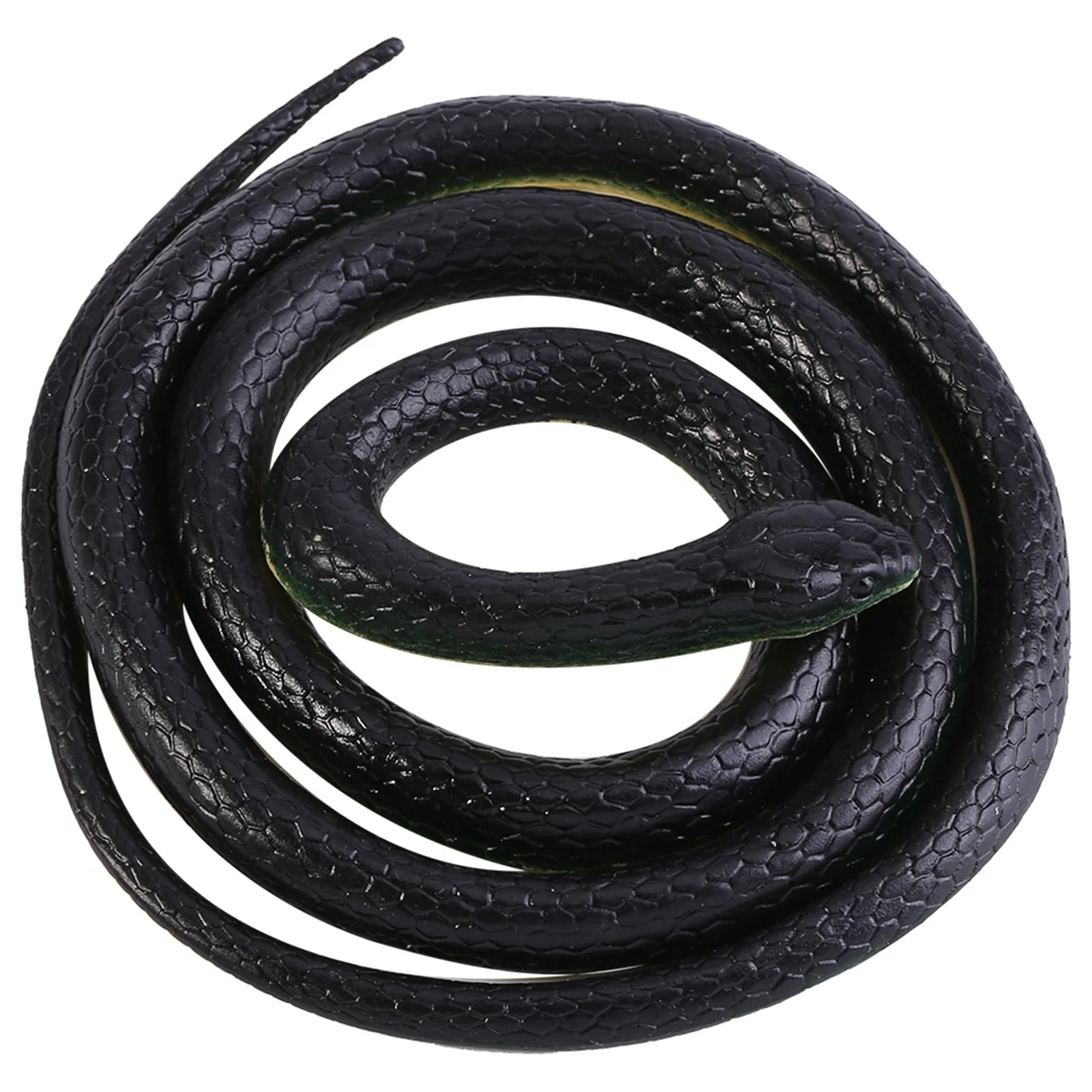 Realistic Rubber Snake Soft Rubber Snake 130cm Long Realistic Soft Rubber Snake Garden Props Funny Joke Prank  Gift Hot
