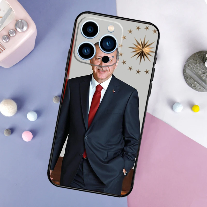 Turchia Recep Tayyip Erdogan Cassa Del Telefono Per iPhone 17 Pro Max 15 13 12 11 14 16 Pro Max Plus Mini 16e 17 Air Della Copertura Posteriore