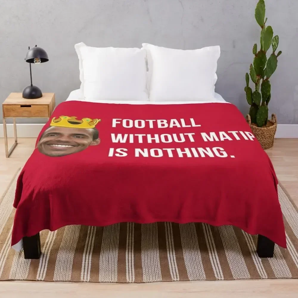 

Football Without Matip Is Nothing Throw Blanket Hairys Extra Large Throw Personalized Gift valentine gift ideas Blankets