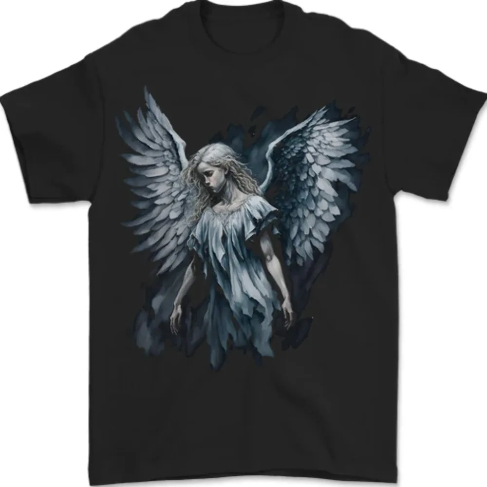 Gothic Guardian Angel Fantasy Goth Mens T-Shirt 100% Cotton