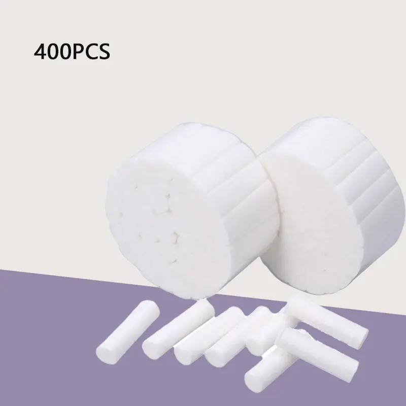 

200Pcs/4Rolls Dental Cotton Roll Dentist Material Teeth Whitening Product Surgical Cotton Rolls High Absorbent 10*38Mm