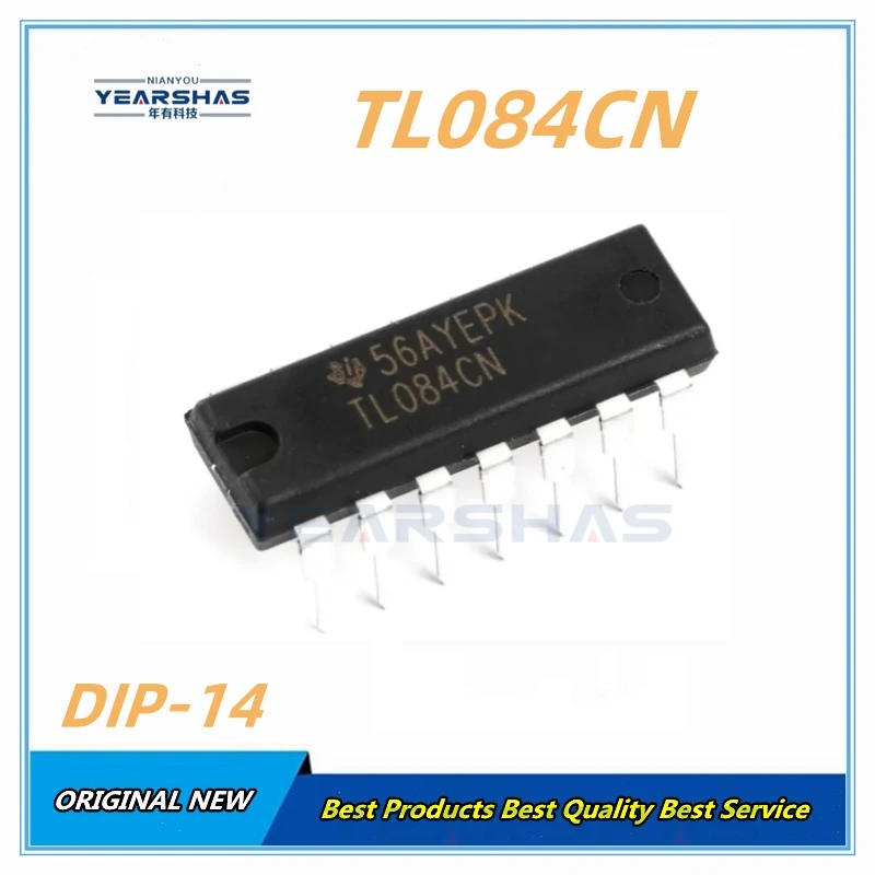 Chip amplificador operativo, nuevo y Original, 10 piezas, TL082CP, TL071CP, TL081CP, TL074CN, TL072CP, TL062CP, DIP-8, DIP-14