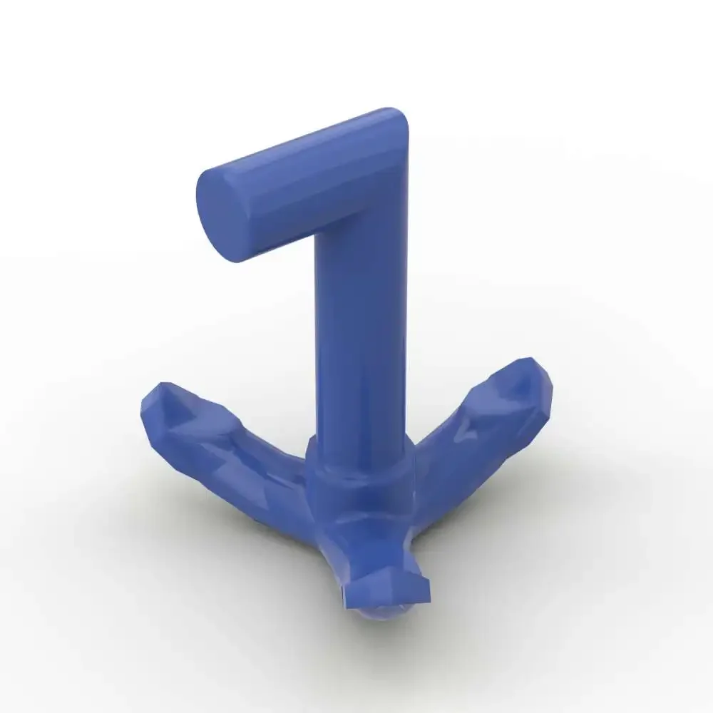 MOC 10-teiliges Bausteine-Set 15534 Haken-Greifer mit Seitenstange, Bausatz für Requisiten, DIY-Partikel-Puzzle-Spielzeug, Kindergeschenke