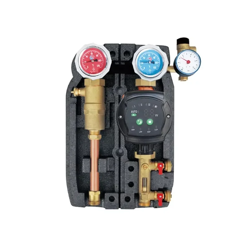 

heating system parts, constant temperature system water mixing control valve with circulating heat pump