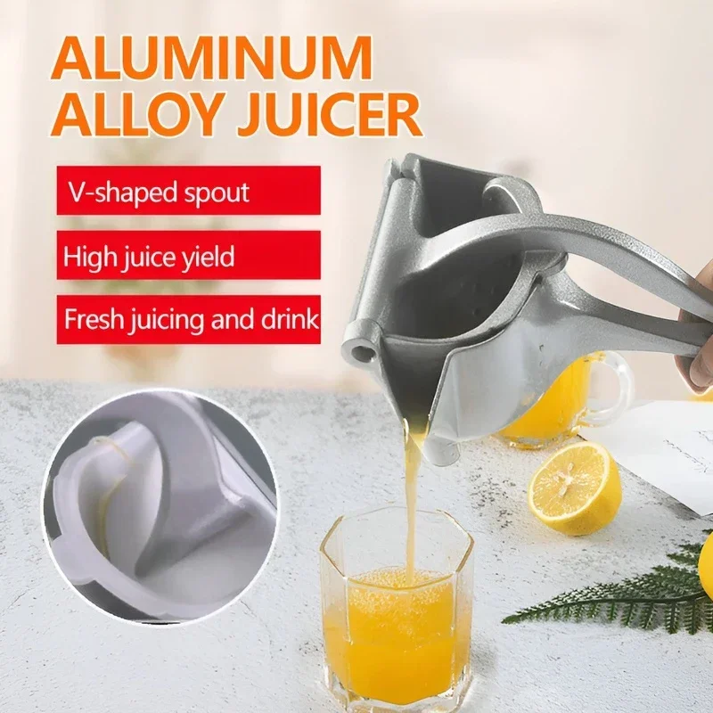 【Portable All - in - One Manual Juicer】Multifunctional for Home Use Separate Pulp from Juice Easy to Clean Fruit and Vegetable